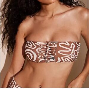 Stone Fox Swim Inez Bandeau Bikini Top XS